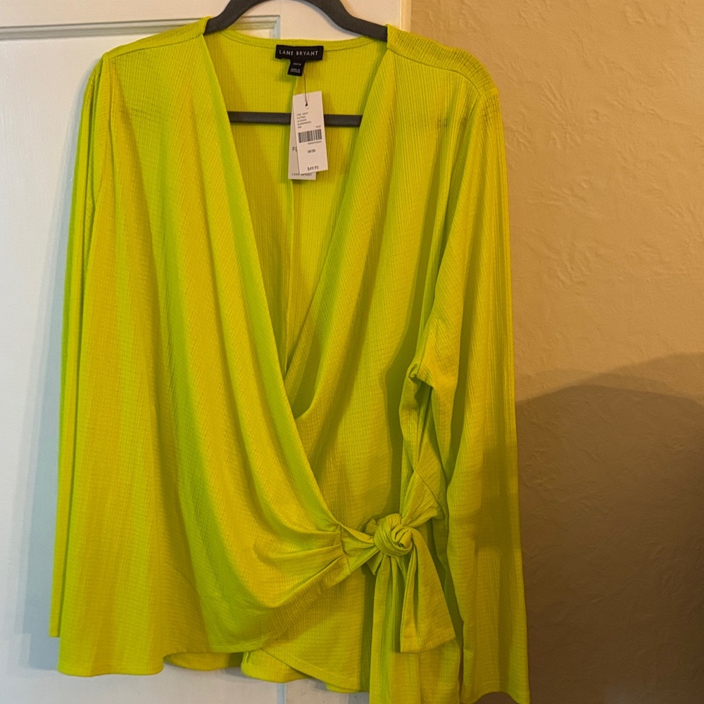 Lane Bryant Illusion Collection Blouse